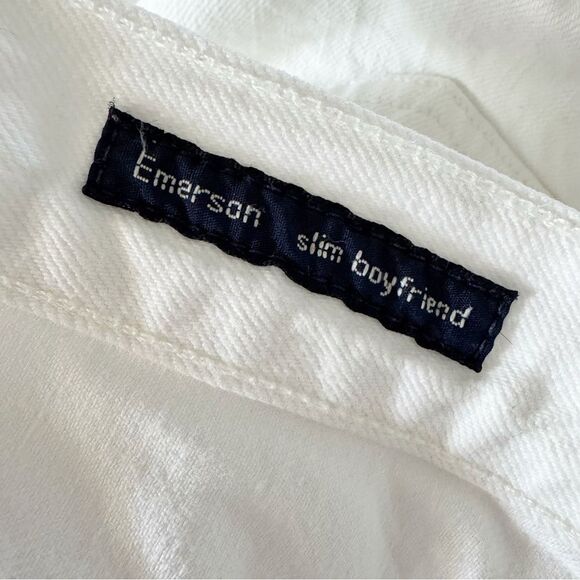 Citizens of Humanity COH Emerson Slim Boyfriend Jeans in White Size 30 - Picture 8 of 14